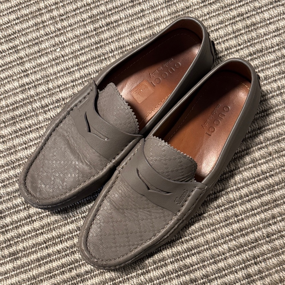 Gucci Men's Gray Loafers